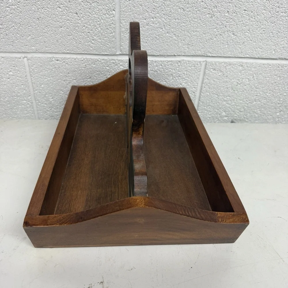 Wooden Duck Tote Basket Box Country Chic Cottage‎ Primitive